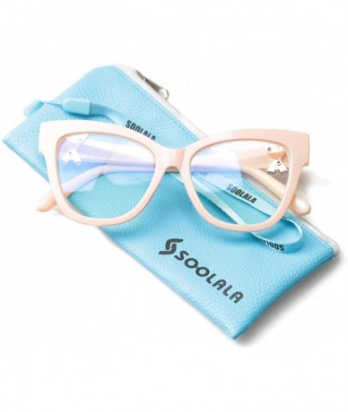 Oval Womens Butterfly Frame Reading Glasses w/Shiny Rhinestones - Nude - C918ZSK76O9 $11.32