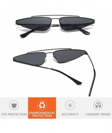 Wayfarer Stylish Irregular Shape UV Protection for Women Men Goggles Shades Eyeglass - Yellow - C318G82MWHU $13.68