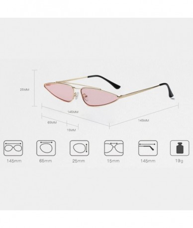 Wayfarer Stylish Irregular Shape UV Protection for Women Men Goggles Shades Eyeglass - Yellow - C318G82MWHU $13.68