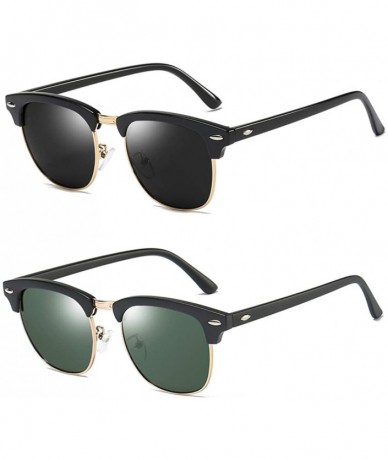 Classic Retro Polarized Rimless Sunglasses Mens For Men And Women