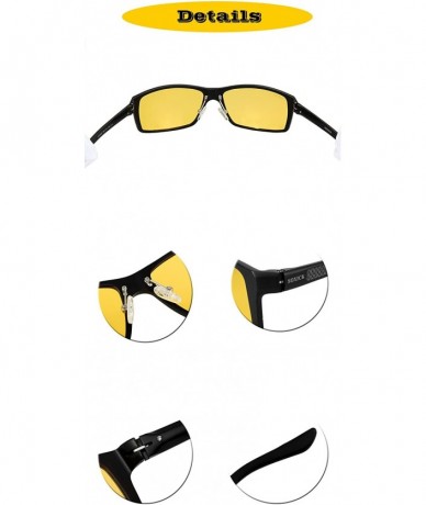 Goggle Night Driving Glasses Anti Glare Polarized HD Night Vision Safe Glasses Light Al-Mg Frame Adjustable - CE195LYL9OK $50.27