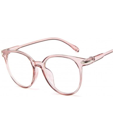 Round 2019 Transparent Color Sunglasses Women Luxury Round Candies Lens Sun Glasses Outdoor Metal - Pink - C218W78S969 $11.40