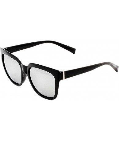 Semi-rimless Classic style Sunglasses for Men or Women Plate Resin UV 400 Protection Sunglasses - White - CQ18SZUE533 $34.03