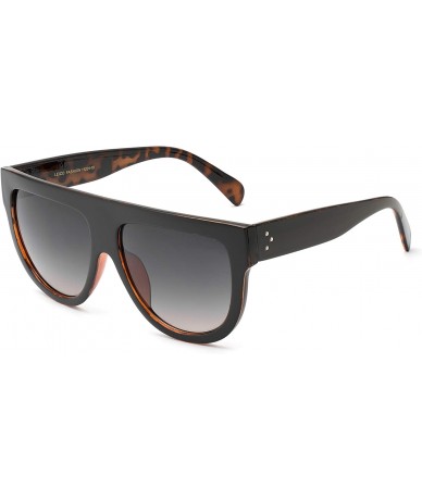 Wayfarer Women's Fashion Flat Top Super Future Sunglasses Retro Vintage Shades - C6196QAGAZU $8.28