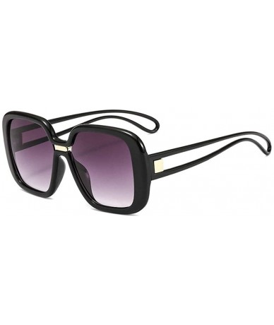 Square Fashion Women Oversized Square Sunglasses Trending Colorful Gradient Frame Candy Sun Glasses Shade UV400 - CC18M8AZYN0...