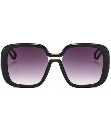 Square Fashion Women Oversized Square Sunglasses Trending Colorful Gradient Frame Candy Sun Glasses Shade UV400 - CC18M8AZYN0...