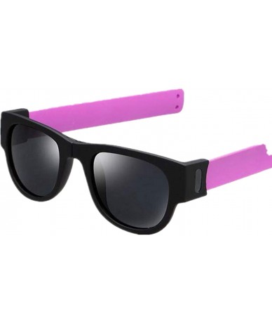 Semi-rimless Creative Wristband Glasses-Slap Folding Sunglasses - Sunglasses Driving Goggles-Driving Action Sports - CA196SOH...