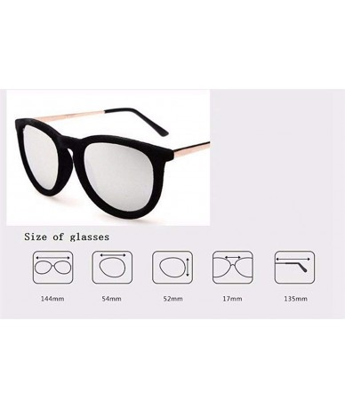 Round sunglasses for women Retro Round Sunglasses Men Oval Frame Sun Glasses - 6 - CV18WXSEOEZ $20.81