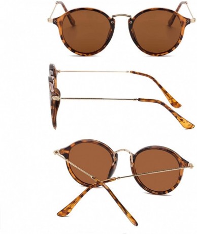 Oversized 2018 New Arrival Round Sunglasses Retro Men Women Brand Designer Vintage Coating Mirrored Oculos De Sol UV400 - C41...
