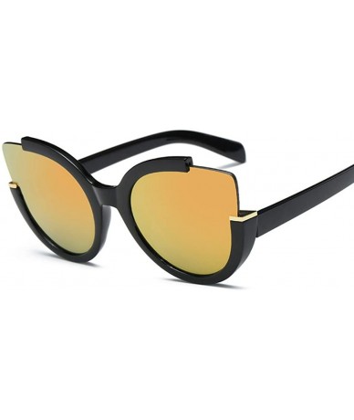 Round Hot Sale! Womens Mens Sunglasses Spring Summer Retro Fashion Aviator Mirror Lens Glasses - C - CC18CNTNHS4 $10.09