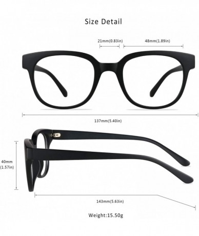 Oversized Blocking Glasses Eyestrain Computer - CR18M69E28G $19.58