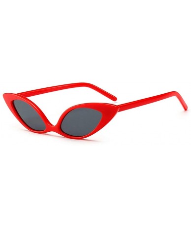 Butterfly Arrival Butterfly Sunglasses Designer Eyeglasses - Red&gray - CS18N98KWC3 $10.24