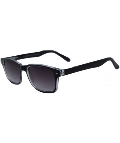 Rectangular Rescue Me Classic Reading Sunglasses. Not BiFocals - Black - CY11K37JAHP $18.95