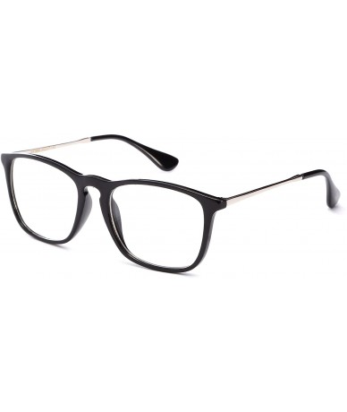 Square Hot Sellers Nerd Geeky Trendy Cosplay Costume Unique Clear Lens Fashionista Glasses - CN11OCCV887 $20.37