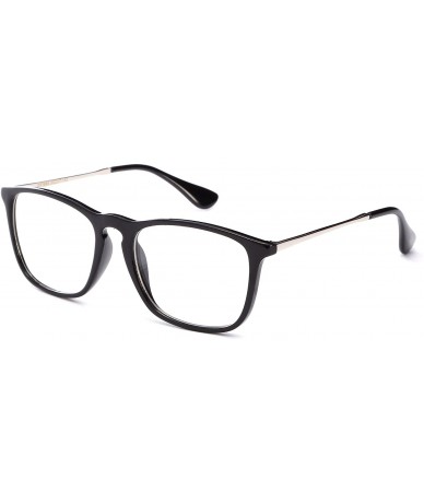 Square Hot Sellers Nerd Geeky Trendy Cosplay Costume Unique Clear Lens Fashionista Glasses - CN11OCCV887 $19.32