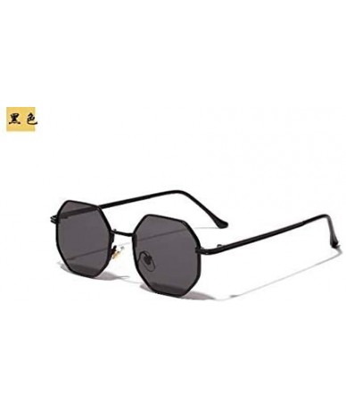 Round Polygon Sunglasses Luxury Vintage - C41992273OU $42.74