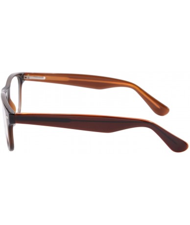 Oval Customized Progressive Multifocal Computer Reading Glasses Women's Frame-M010 - C2 Brown - CH18QKYXKUD $29.12