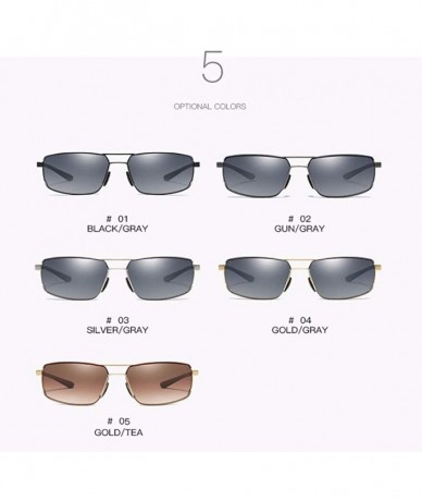 Square Men's Sunglasses Sunglasses Frameless Square Sunglasses Anti-Ultraviolet Glasses - C - CN18QS0E334 $82.83