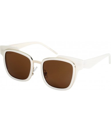 Square Designer Inspired Square Frames w/UV Protection 32152-SD - Jelly White - CS12I3M713R $20.80