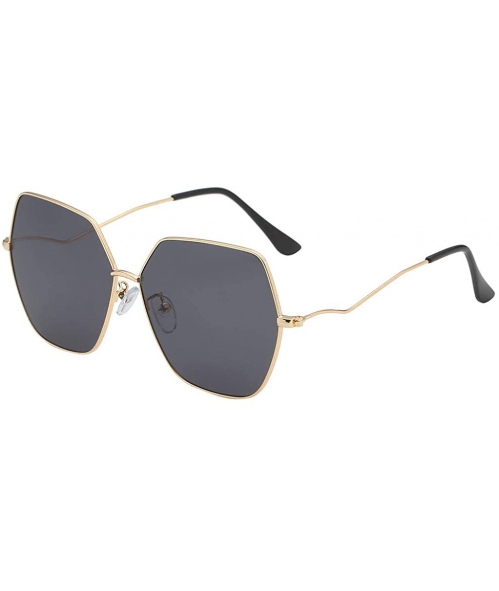 Square Sunglasses Protection Oversized Polarized - E - CJ18TEGXAZ3 $18.97