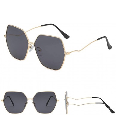 Square Sunglasses Protection Oversized Polarized - E - CJ18TEGXAZ3 $18.97