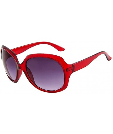 Square Retro Oversized Square Sunglasses for Women Vintage Shades Plastic Frame UV400 Lens Eyewear - G - CO18UDC5X9Q $17.84