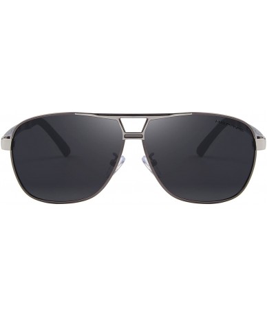 Rectangular Retro Driving Polarized Driving Sunglasses for Men Rectangular Men's Sun glasses - Gray_l - C718KK95C29 $11.38