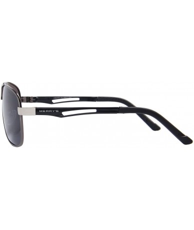 Rectangular Retro Driving Polarized Driving Sunglasses for Men Rectangular Men's Sun glasses - Gray_l - C718KK95C29 $11.38