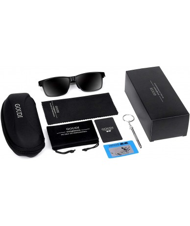 Sport Polarized Sunglasses Men Lightweight Outdoors - B Black/Gun - C118Q4TA32U $14.47