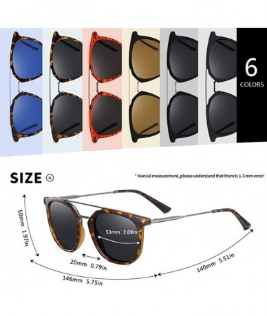 Square Square Frame Sunglasses for Men Driving Sun Glasses Summer Eyewear UV400 - C5leopard Gray - C8199HUYOLC $11.24