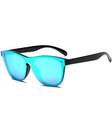 Aviator Blenders Sunglasses Blenders Eyewear Sunglasses Women Polarized SunglassesJH9004 - Black Frame Blue Mirror - CR18L9GL...