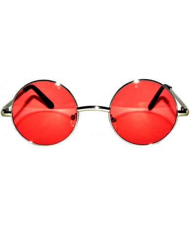 Round 20 Pieces Wholesale Lot Small Round Circle Sunglasses Bulk Party Mix Assotrted - Silver_frame_red - C318C4GWXD0 $34.27