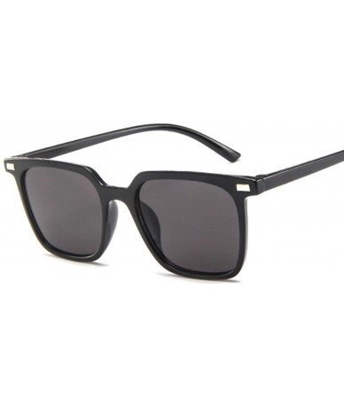 Sport Hot Sell Fe Vintage Sunglasses Women Oversized Big Size Sun Glasses For Female Shades Black UV400 - Blackbray - CS18W65...