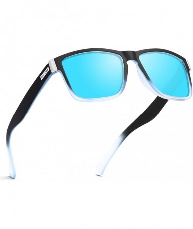 Wayfarer Vintage Polarized Sunglasses for Men and Women Driving Sun glasses 100% UV Protection - CJ18Y3R5XY2 $34.21