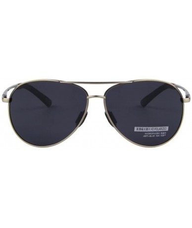 Goggle Men's Driving UV400 Polarized Sunglasses Sport fishing Shield Eyewear Glasses - Grey - CS17YWDELD6 $19.17