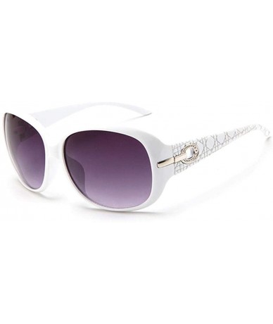 Square Unisex Fashion Square Shape UV400 Framed Sunglasses Sunglasses - White - C8199CQKTT5 $17.60