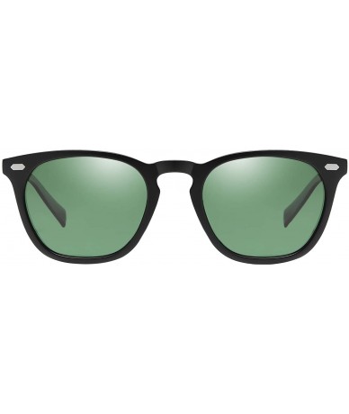 Oversized Men's Driving Polarized Sunglasses Metal Frame Ultra Light - Green - CK1938MKAX7 $31.60