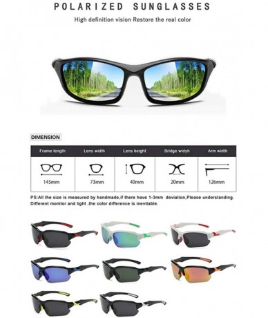 Goggle Sunglasses Polarized Anti Slip Function Lightweight - Color 8 - CZ18QZASW5L $9.36