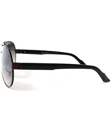 Oversized Air Force Fashion Oversized Mens Womens Style Designer Sunglasses - Black - C818WWHRNZA $20.33