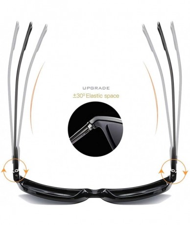 Sport Retro Sunglasses - UV400 Night Driving Goggles Women & Men Eyewear - Leopard Frame/Yellow Lens - C418RL63GYO $13.62