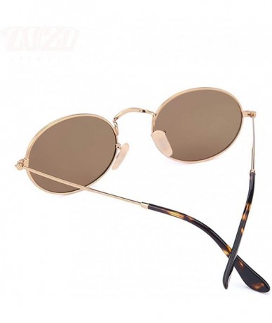 Aviator 20/20 Brand Classic Polarized Sunglasses Men Women Brand Designer C01 Gold G15 - C04 Gold Pink - CJ18Y5X5Y6W $19.44