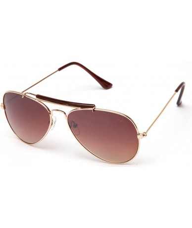 Round Fashion Oval Unique Style Sunglasses - Gold - C7119VZA4G1 $11.04
