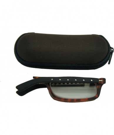 Rectangular Pocket FOLDING Reading Glasses R9299PZ - Tortoise - CH12FA0EGB9 $19.43