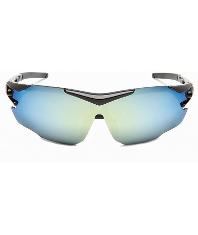 Sport Polarized Sunglasses Women Men Sun Glasses Sports Glasses - White/Blue - CM18L7G0Z6U $14.72