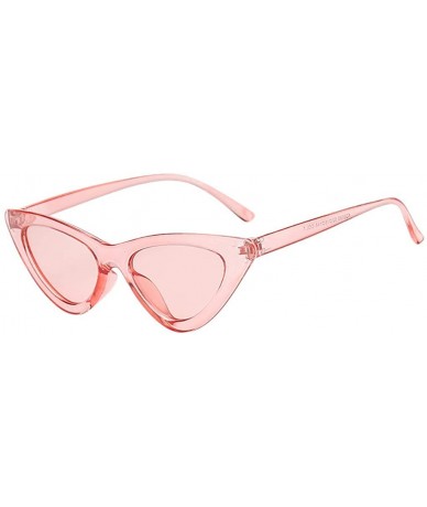 Oversized Unisex New Cat's Eye Sunglasses Retro Eyewear Fashion Radiation Protection Sunglasses - B - CD18SNZ7IA6 $18.42