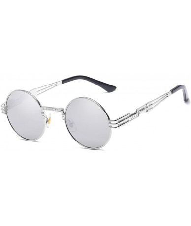 Round Steampunk Goggles Sunglasses Men Women er Vintage Round Sun Glasses for UV400 Female Male Retro Oculos QF022 - CB18WTZN...