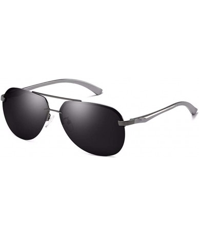 Aviator Men's Polarized Sunglasses Classic Toad Glasses Driving Glasses Driving Sunglasses - E - CS18Q88A6TQ $28.17