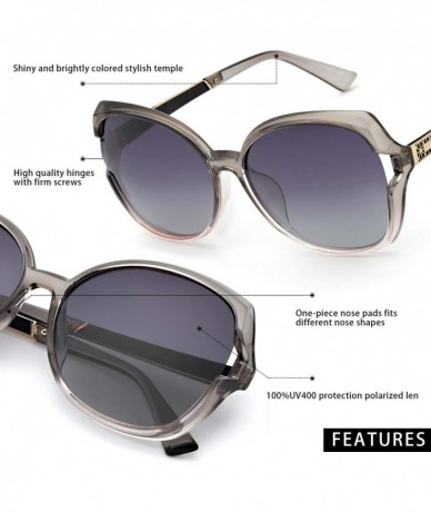 Cat Eye Oversized Sunglasses Polarized Shopping - CZ18Q7ZS7RH $14.17