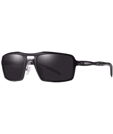 Aviator Aluminum Magnesium Polarizing Sunglasses Sports Sunglasses Men's Riding Glasses - E - C018Q6ZN8XW $26.49