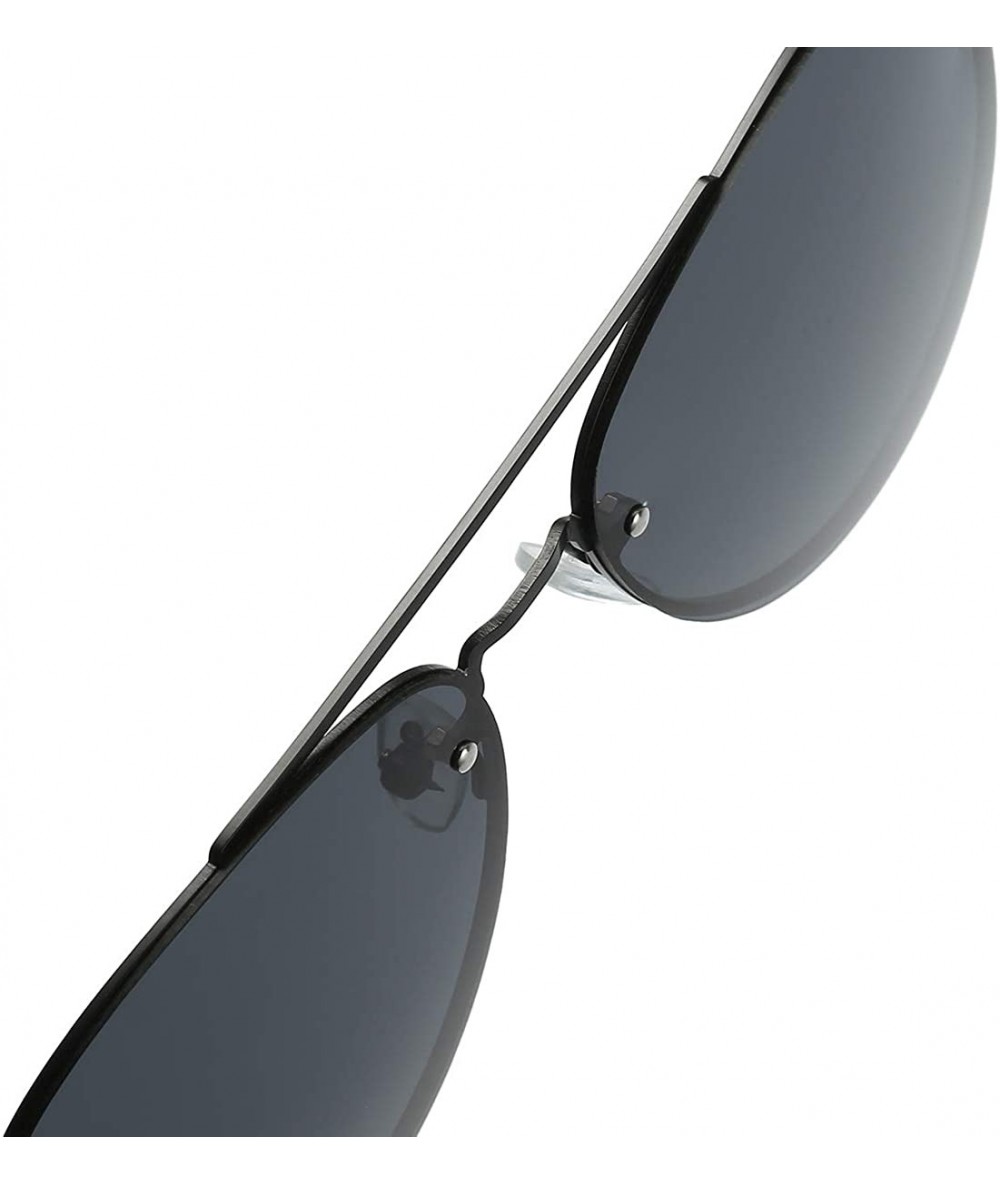 Ultra Lightweight Rectangular HD Polarized Sunglasses UV400 Protection for  Men Women - D - C5197AZ0I2H